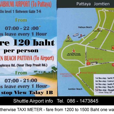 B&B View Talay 1B Studio Jomtien Патая Екстериор снимка