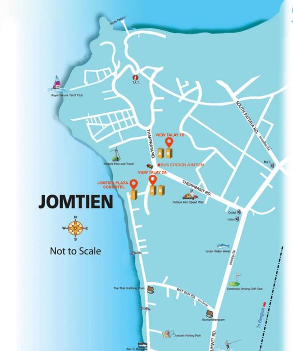 B&B View Talay 1B Studio Jomtien Патая Екстериор снимка